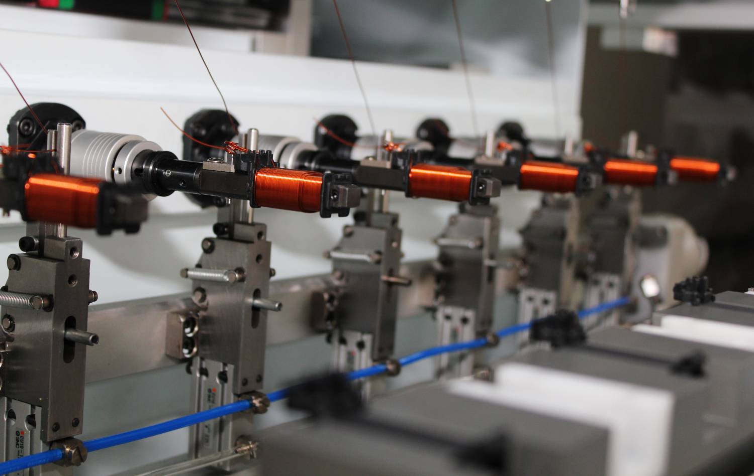 8 spindles coilwinding machine | Eternal Automation Europe - Machines ...